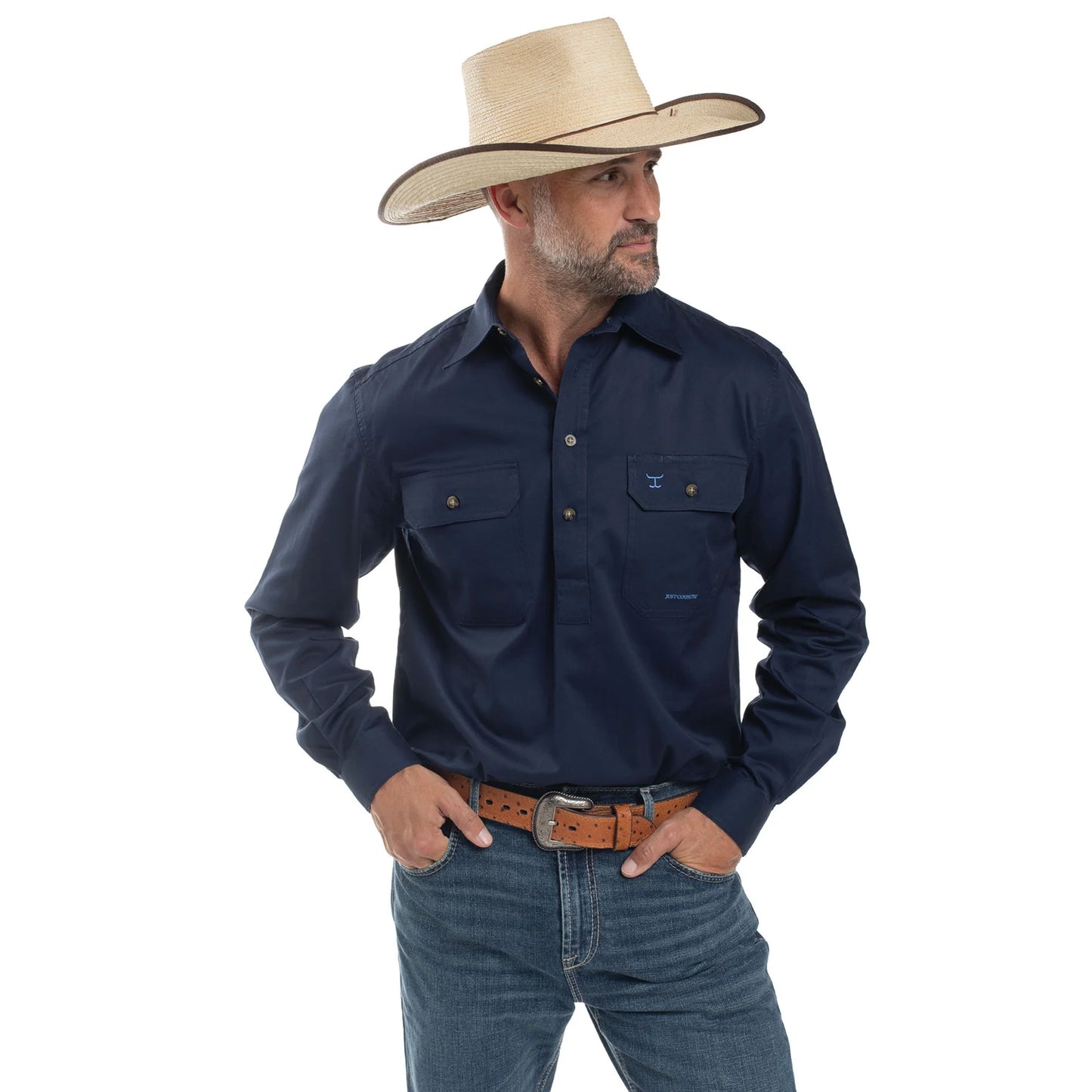 JCA Cameron Mens Workshirt Navy