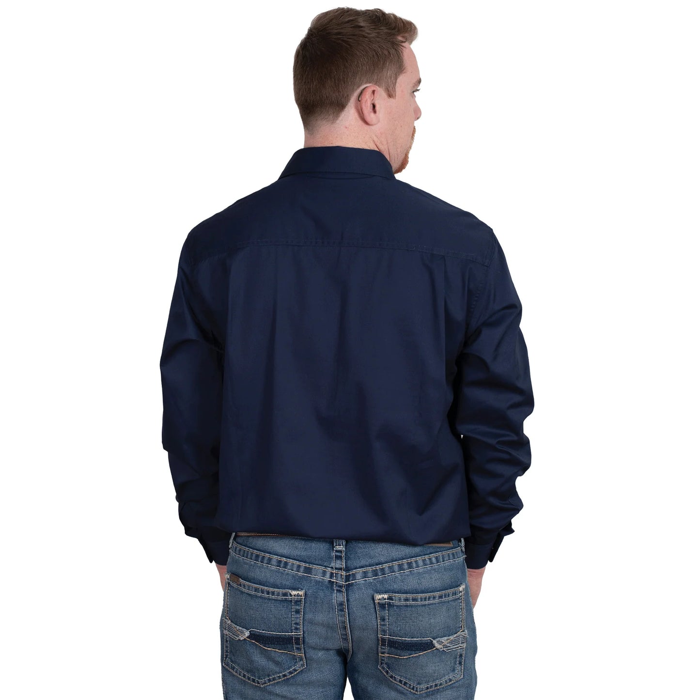 JCA Cameron Mens Workshirt Navy