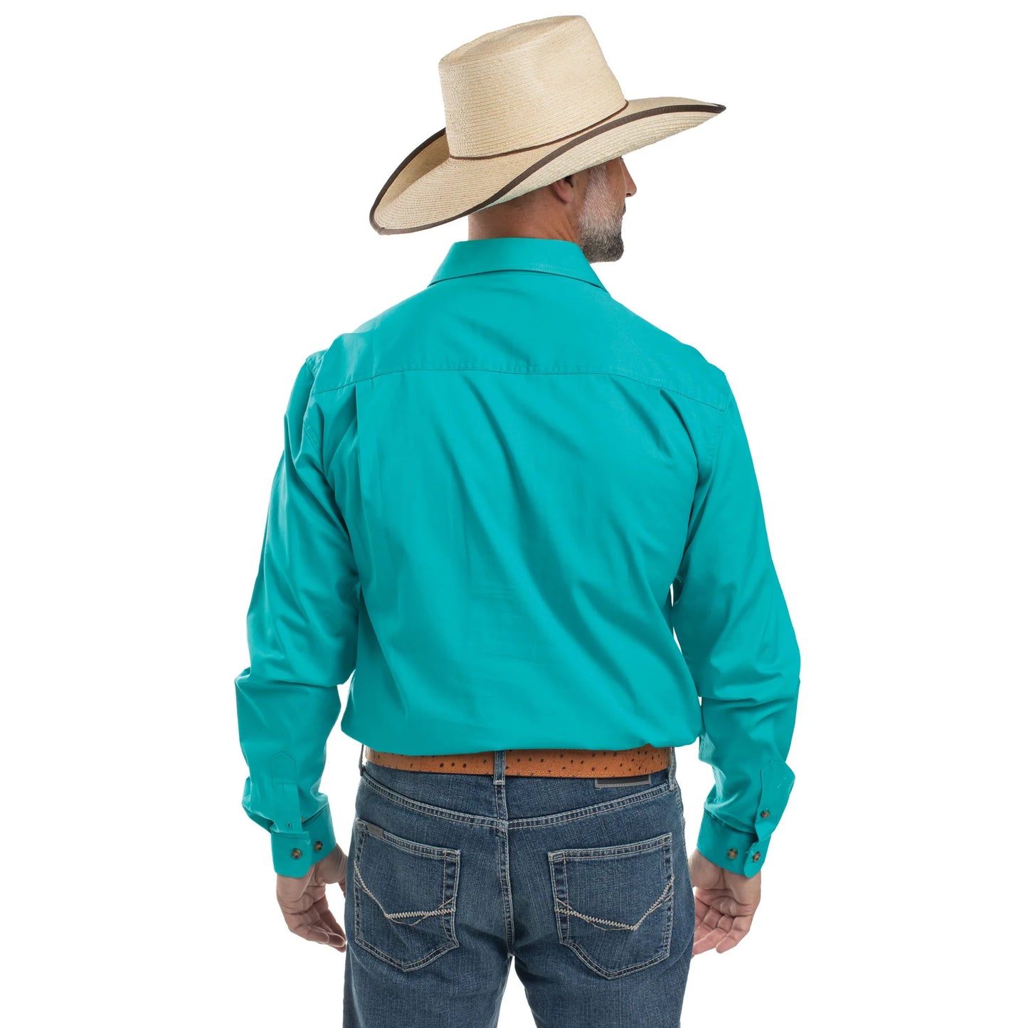 JCA Cameron Mens Workshirt Turquoise