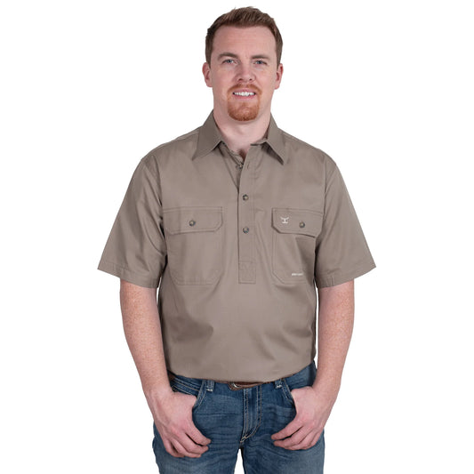 JCA Adam Mens Workshirt Brown