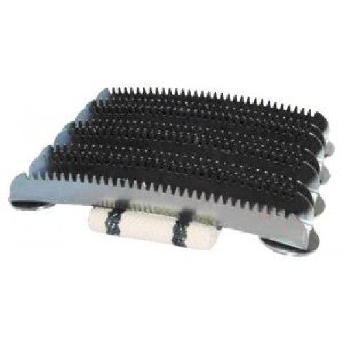Metal Curry Comb with Fabric handle