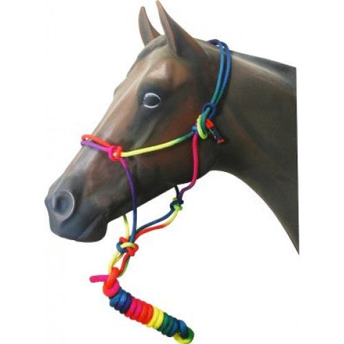 Knotted Rope Halter & Lead