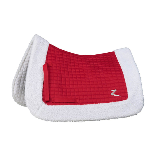 Horze Christmas Saddle Pad Red