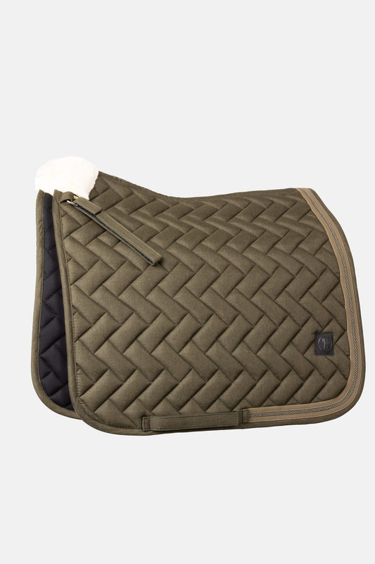 Horze Nature Made Leisure Dressage Pad Olive Green