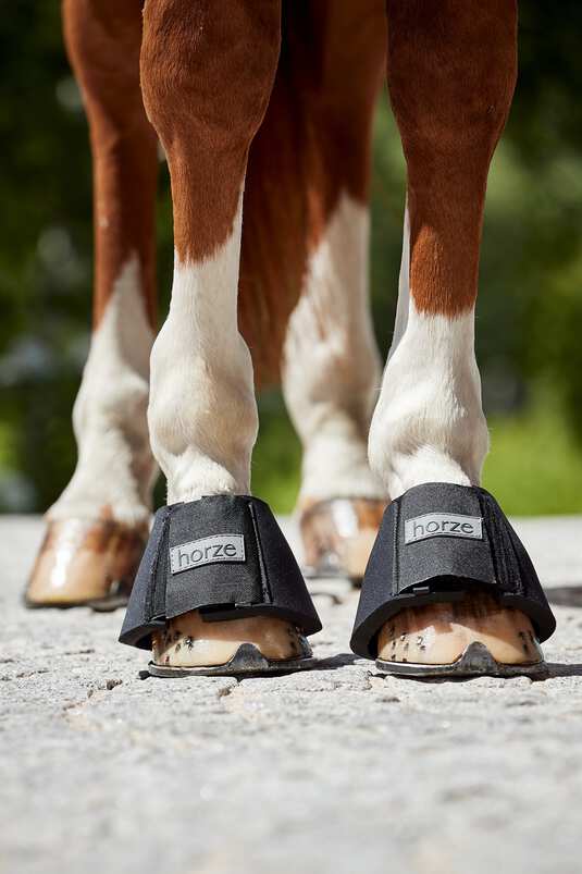 Horze Bell Boots Pro Black