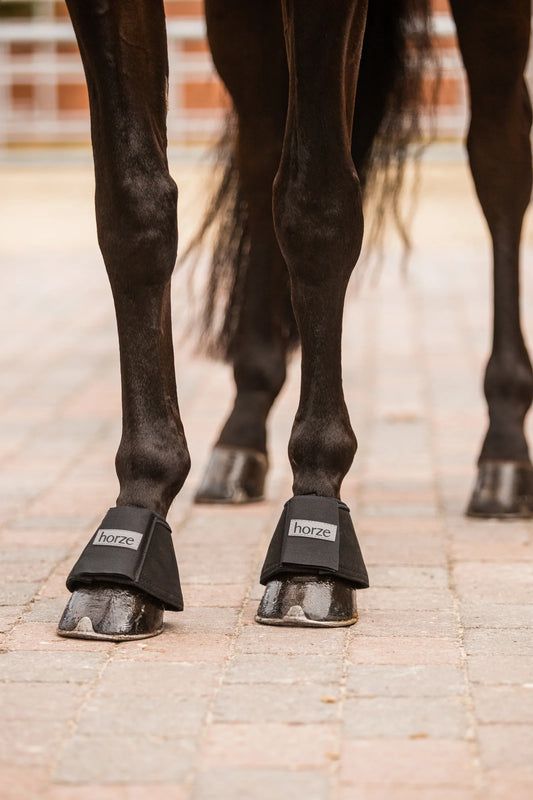 Horze Bell Boots Allround Black