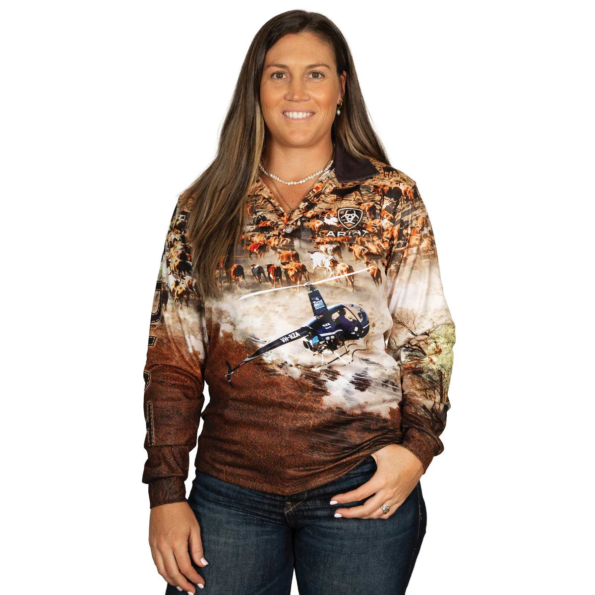 Ariat Fishing Shirt Helimustering