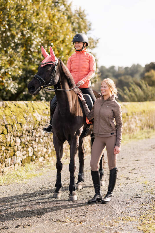 Horze Urban Vitality Ear Net Crabapple Full