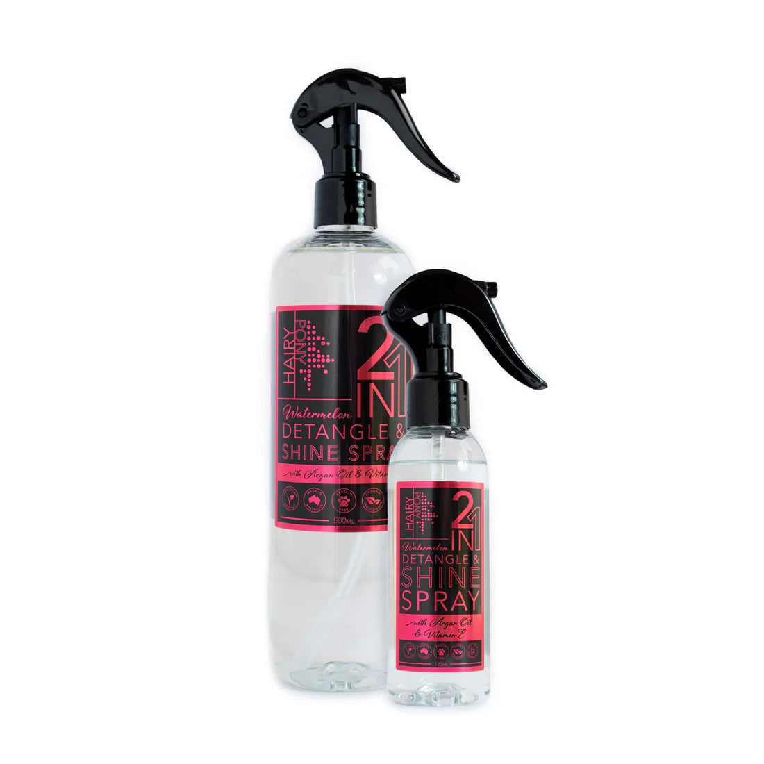 Hairy Pony 2 in 1 Detangle & Shine Spray Watermelon