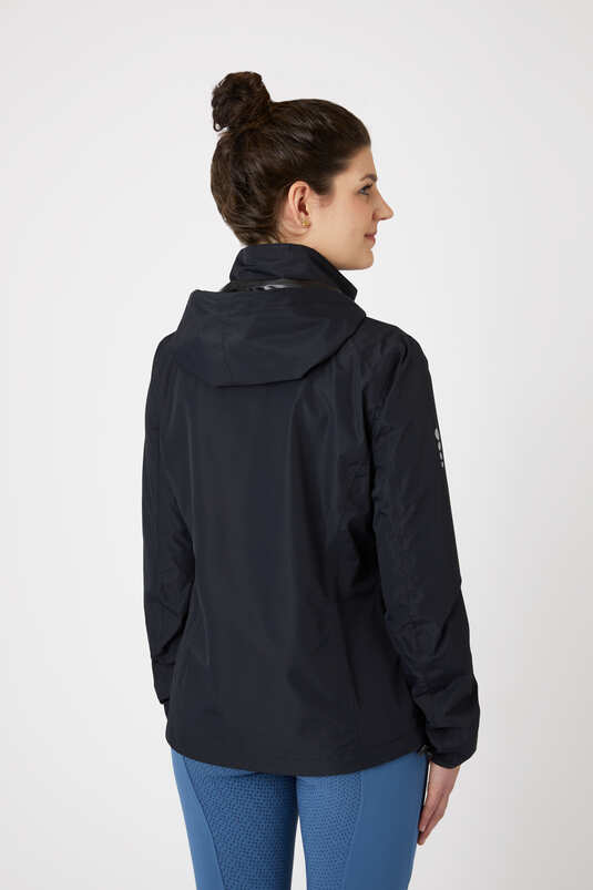 Horze Stella Rain Jacket Very Dark Blue