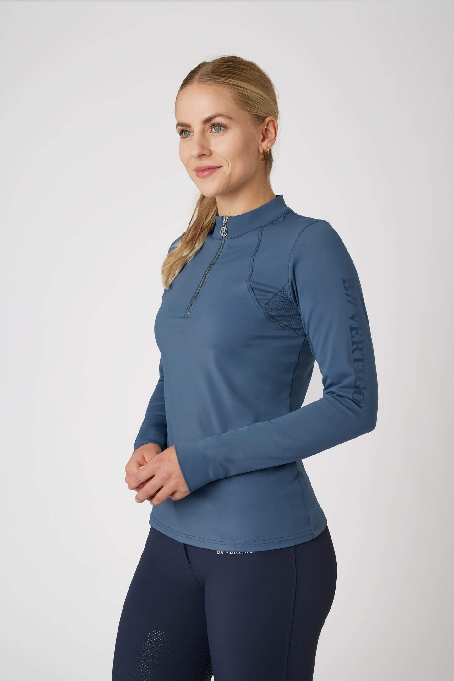 B Vertigo Inez Functional Ladies Shirt Reflecting Pond