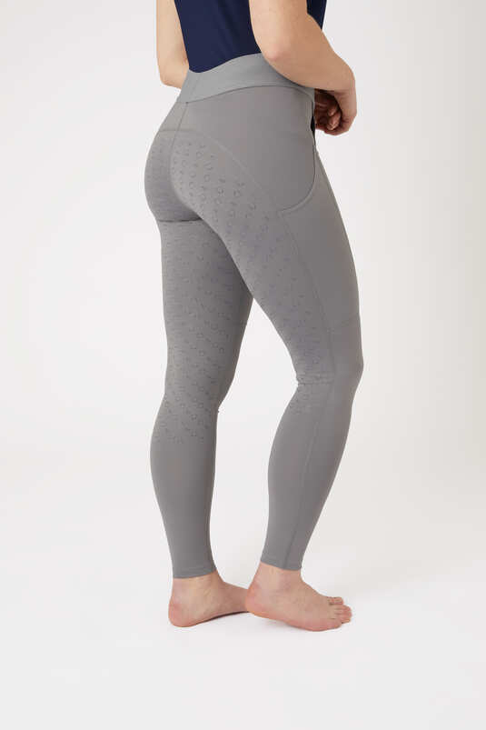 Horze Nadia Ladies Silicone Tights Titanium Grey