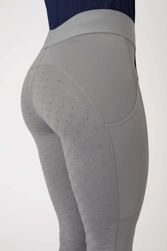 Horze Nadia Ladies Silicone Tights Titanium Grey