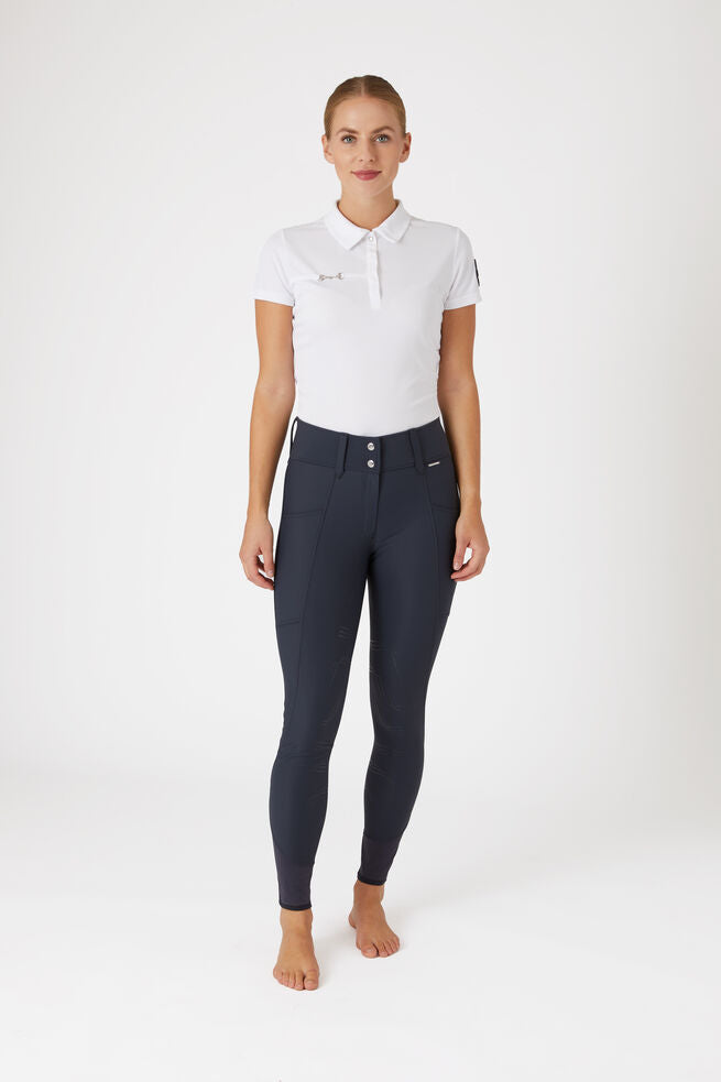 Horze Indira FS Ladies Breeches Ink Blue