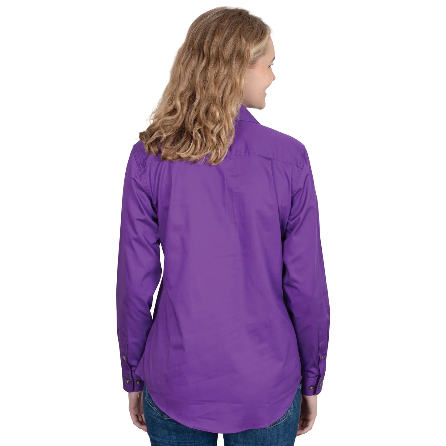 JCA Brooke Workshirt Ladies Purple