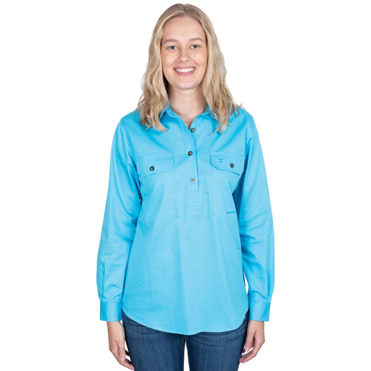 JCA Jahna Ladies Workshirt Sky