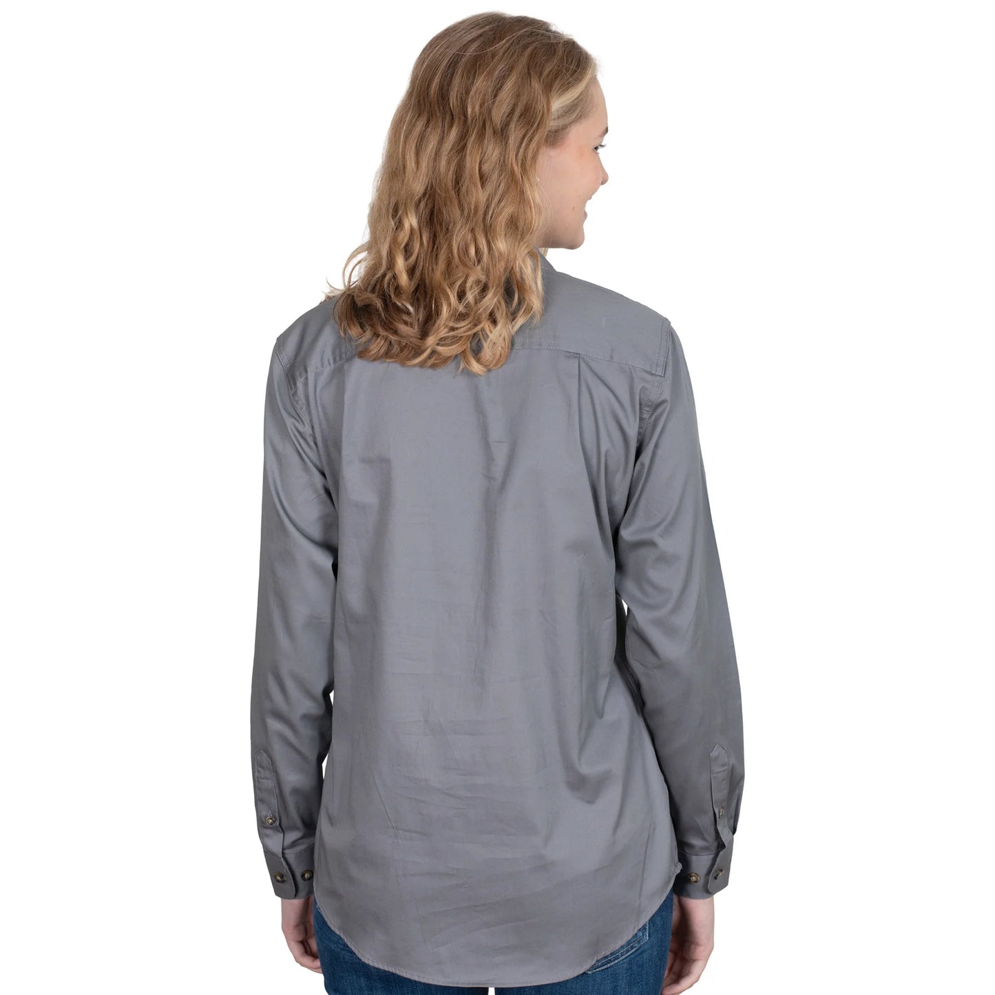 JCA Jahna Ladies Workshirt Steel Grey