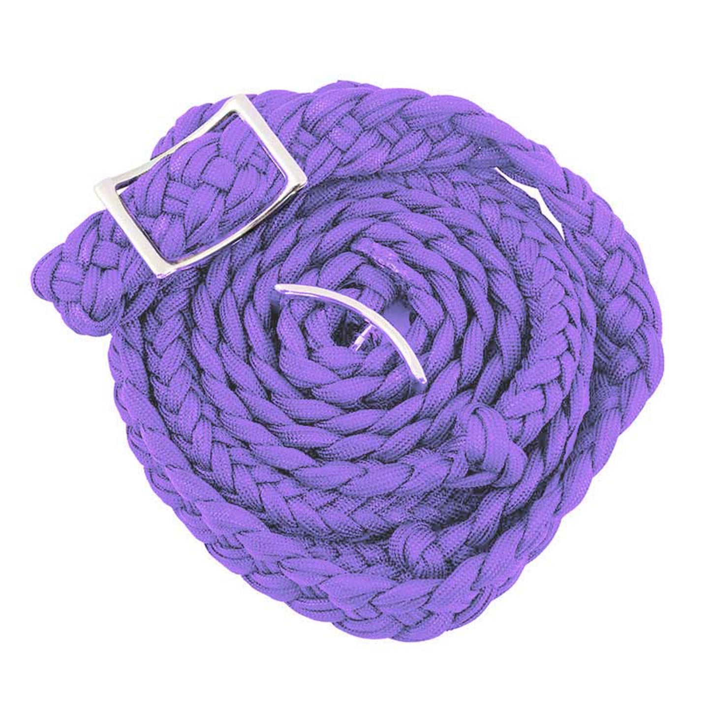 Braided Barrell Reins Purple