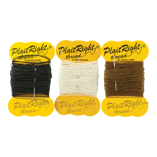 Plait Right Thread & Needle Pack of 5