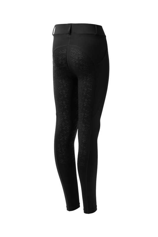 Horze Dea Jr Riding Tights Jet Black