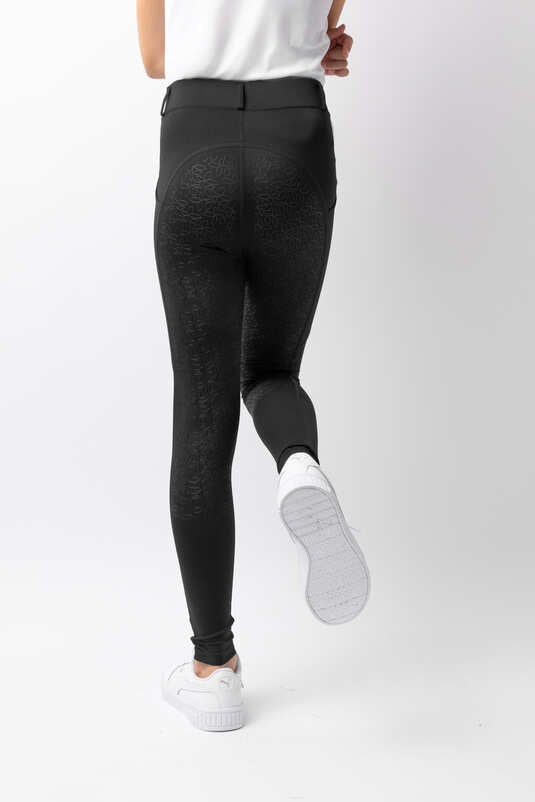 Horze Dea Jr Riding Tights Jet Black