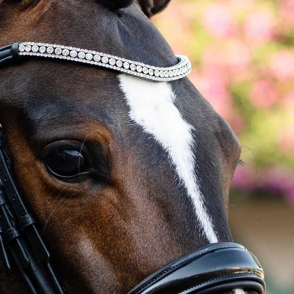 Lumiere Solitaire Crystal Browband