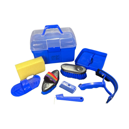 8 Piece Grooming Box Blue
