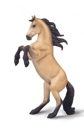 Collecta Warlander Mare Rearing Buckskin