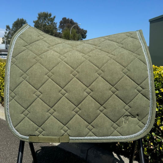 Cavalier Corduroy Dressage Pad Hunter Green