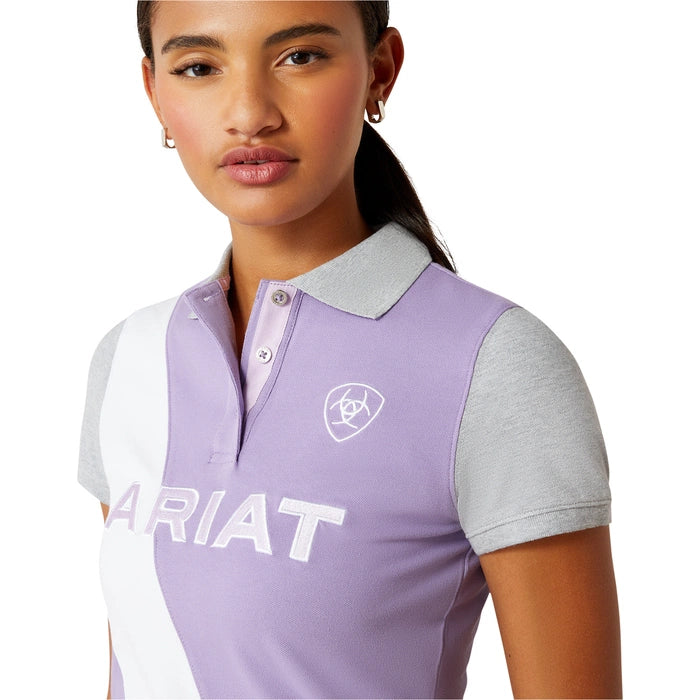 Ariat Taryn Ladies Polo Shirt Chalk Violet
