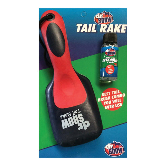 Dr Show Tail Rake and 50ml Detangler