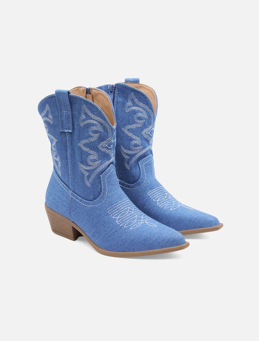 Baxter Ada Boots Denim Blue