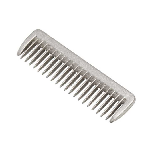 Aluminium Mane Comb Silver
