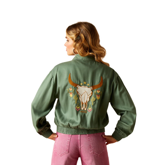 Ariat Ladies Edgerton Jacket Duck Green