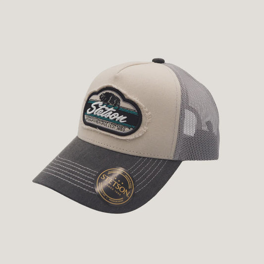 Stetson Bison Truck Cap Steel Grey