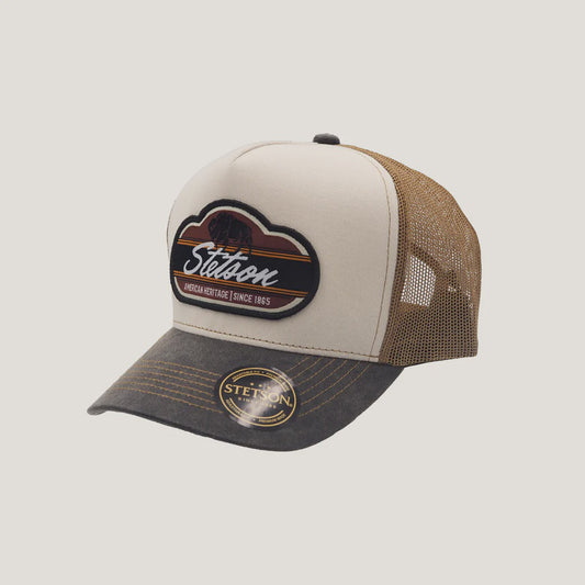 Stetson Bison Truck Cap Brown