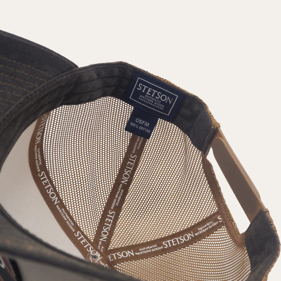 Stetson Bison Truck Cap Brown