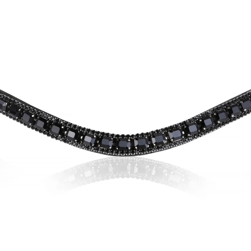 Lumiere Onyx Crystal Browband