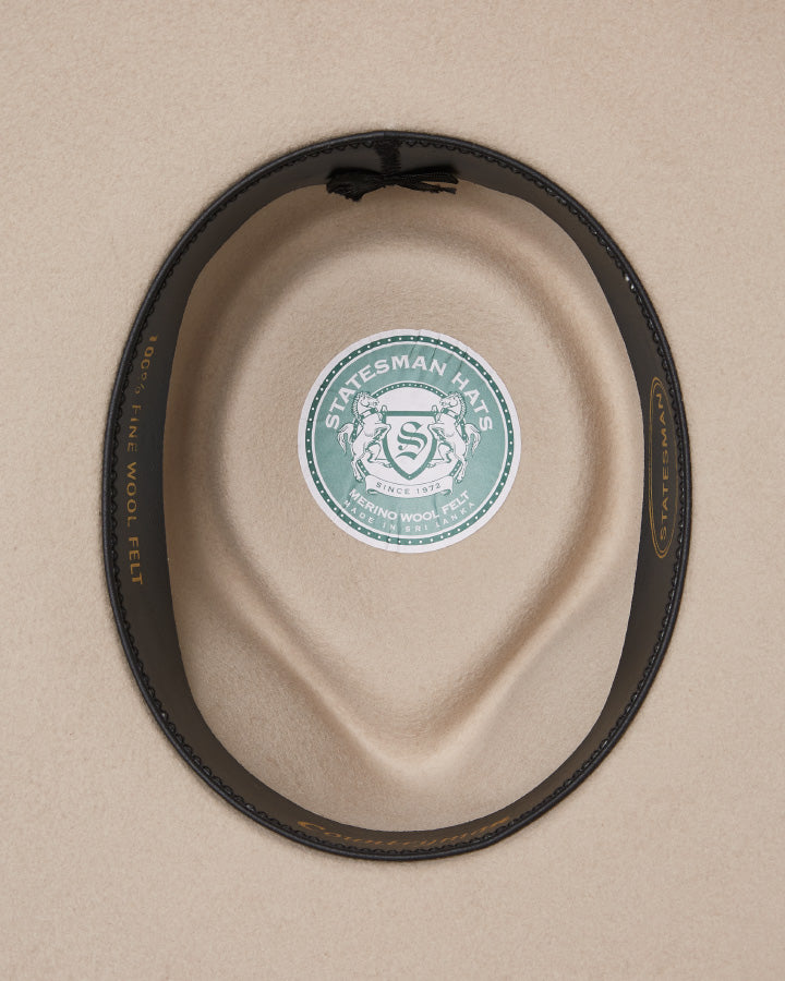 Statesman Countryman Wool Felt Hat Silver Belly
