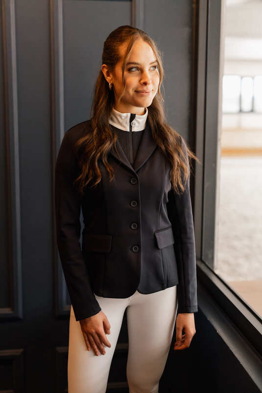 B Vertigo Aubree Ladies Show Jacket Navy