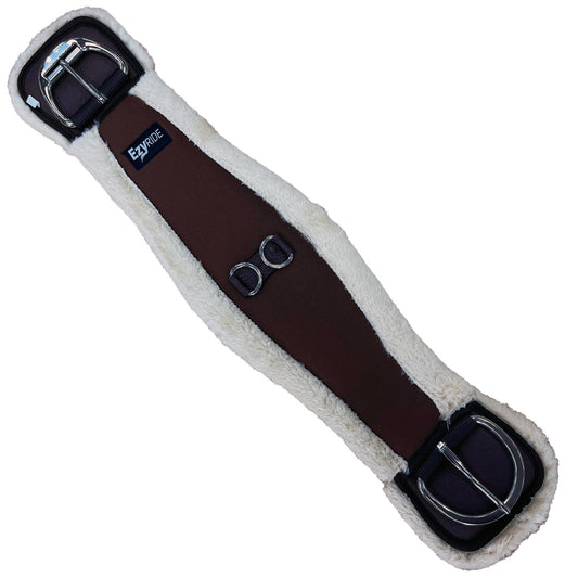 Ezyride Western Anatomical Fleece Girth Brown