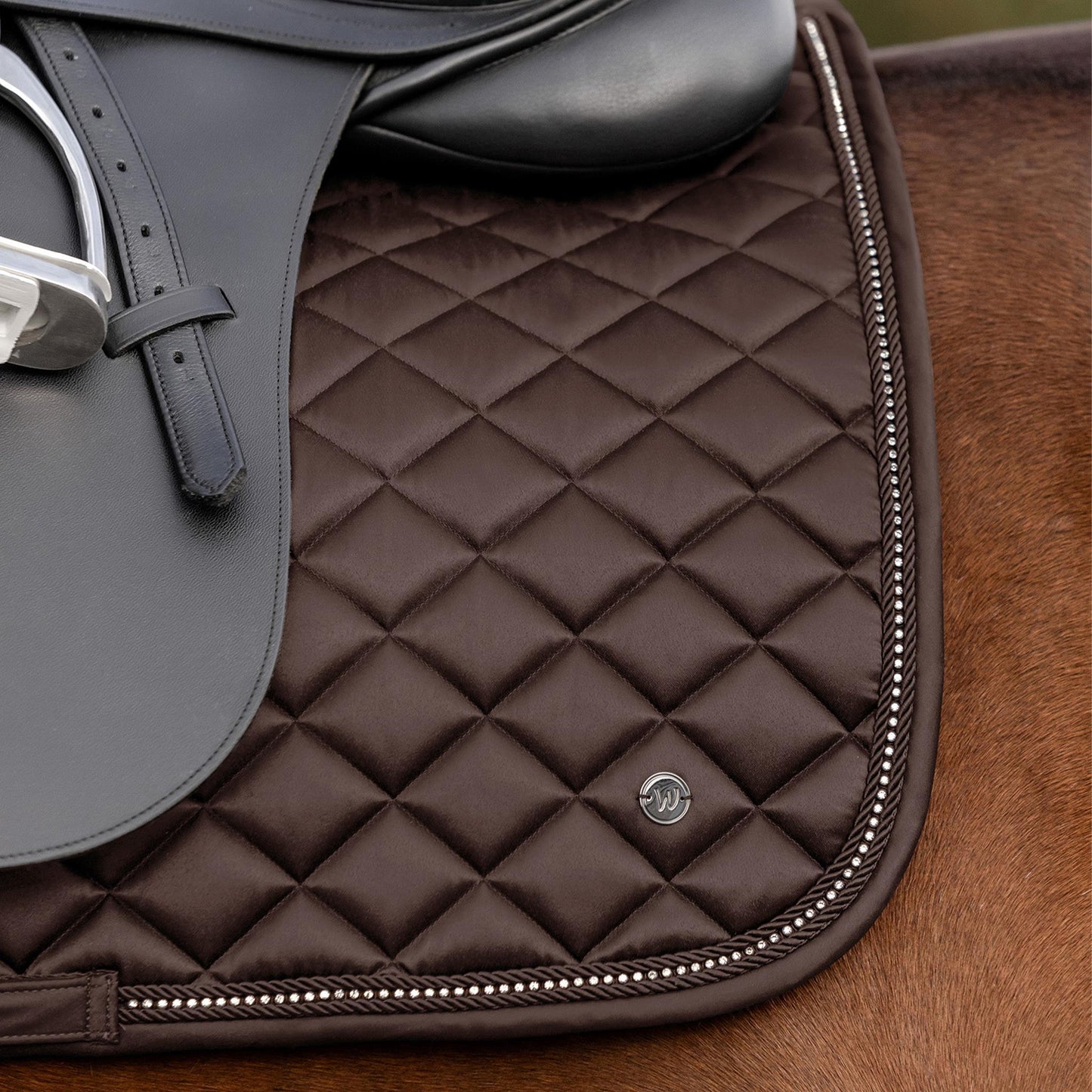 Waldhausen Dressage Saddle Pad Nepal Brown