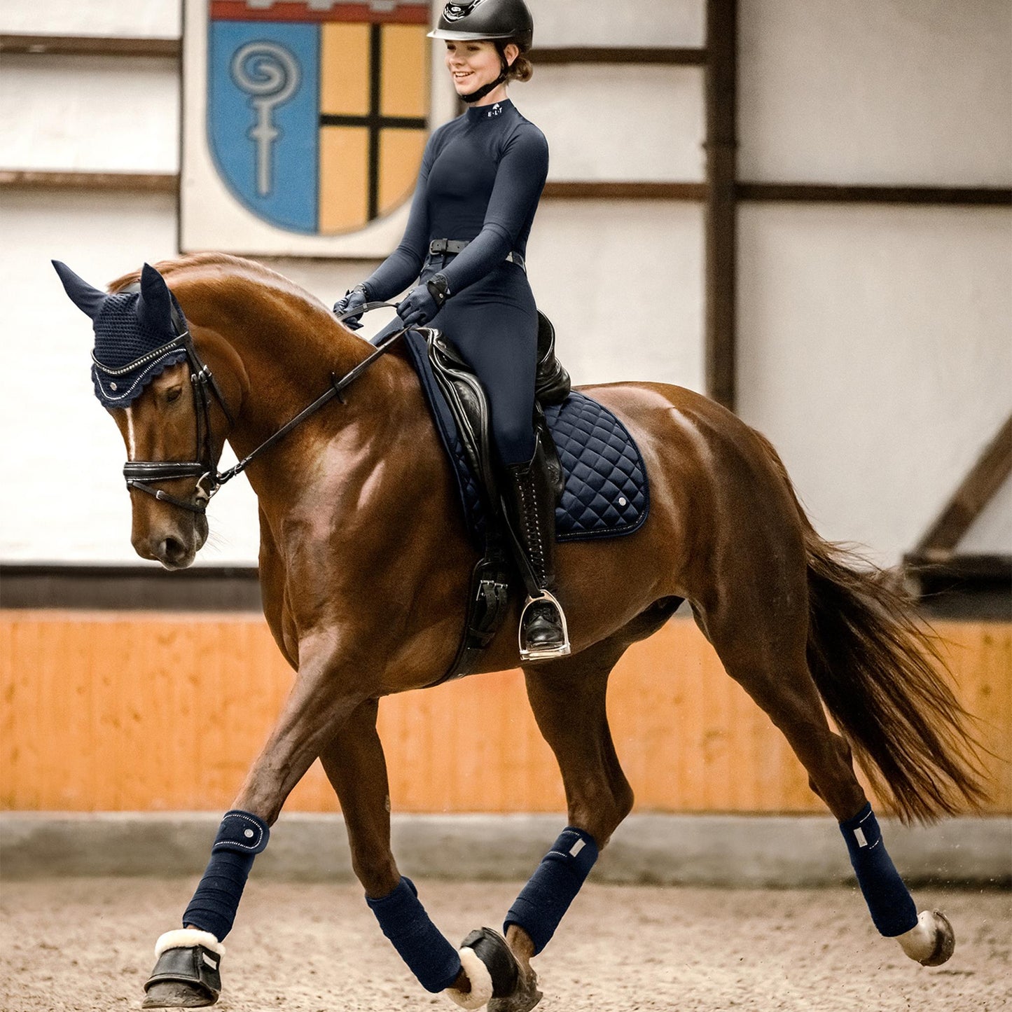 Waldhausen Dressage Saddle Pad Nepal Blue