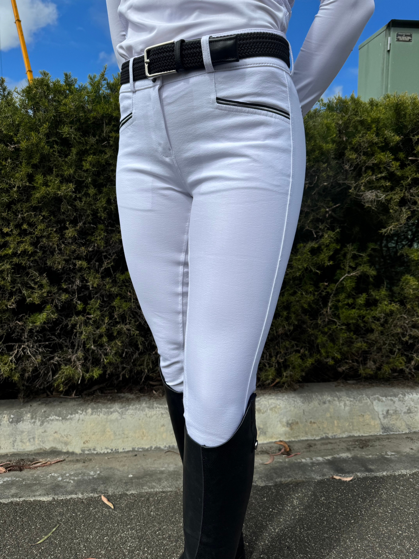 Cavalier Ladies Breeches White
