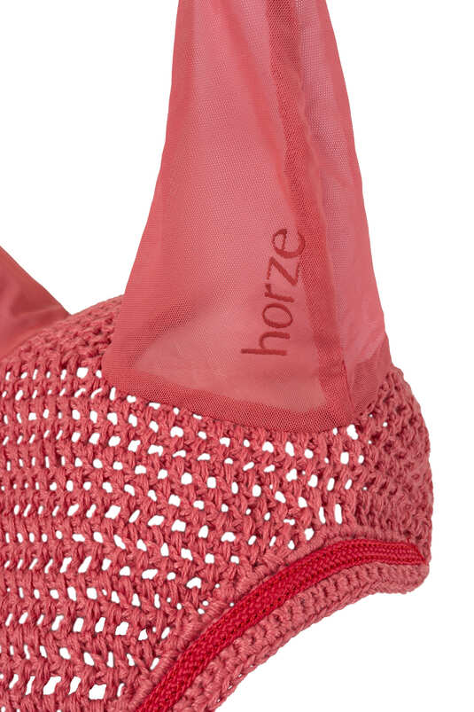 Horze Rose Tonique Ear Bonnet Fruit Dove