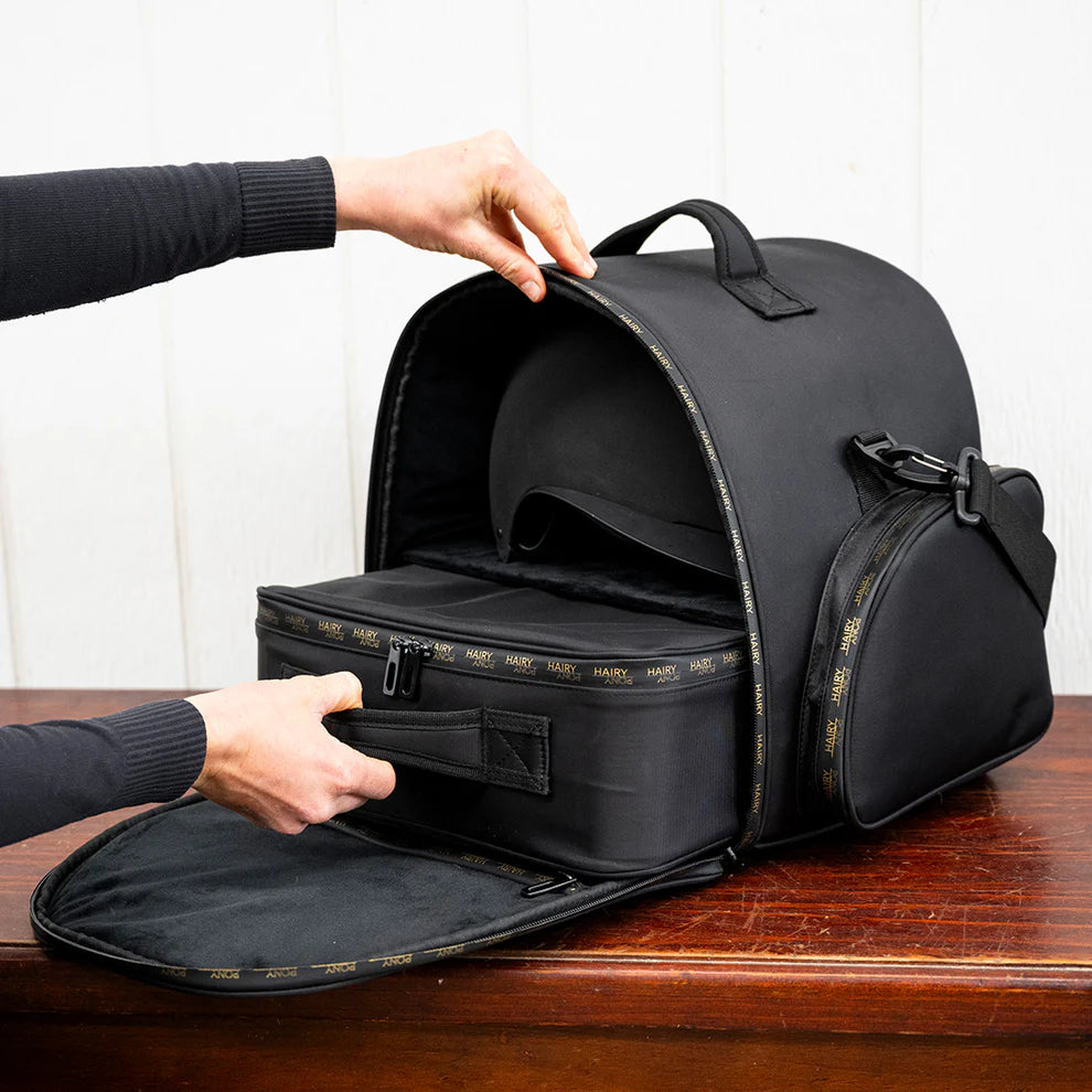 Hairy Pony Helmet Bag Black