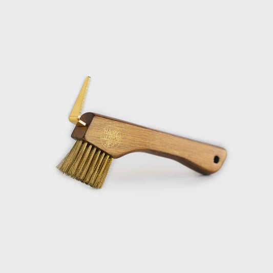 Hairy Pony Copper Bristle Wooden Hoof Pick