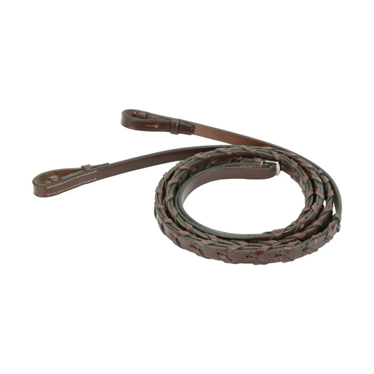 Jeffries Reins Rubber Laced
