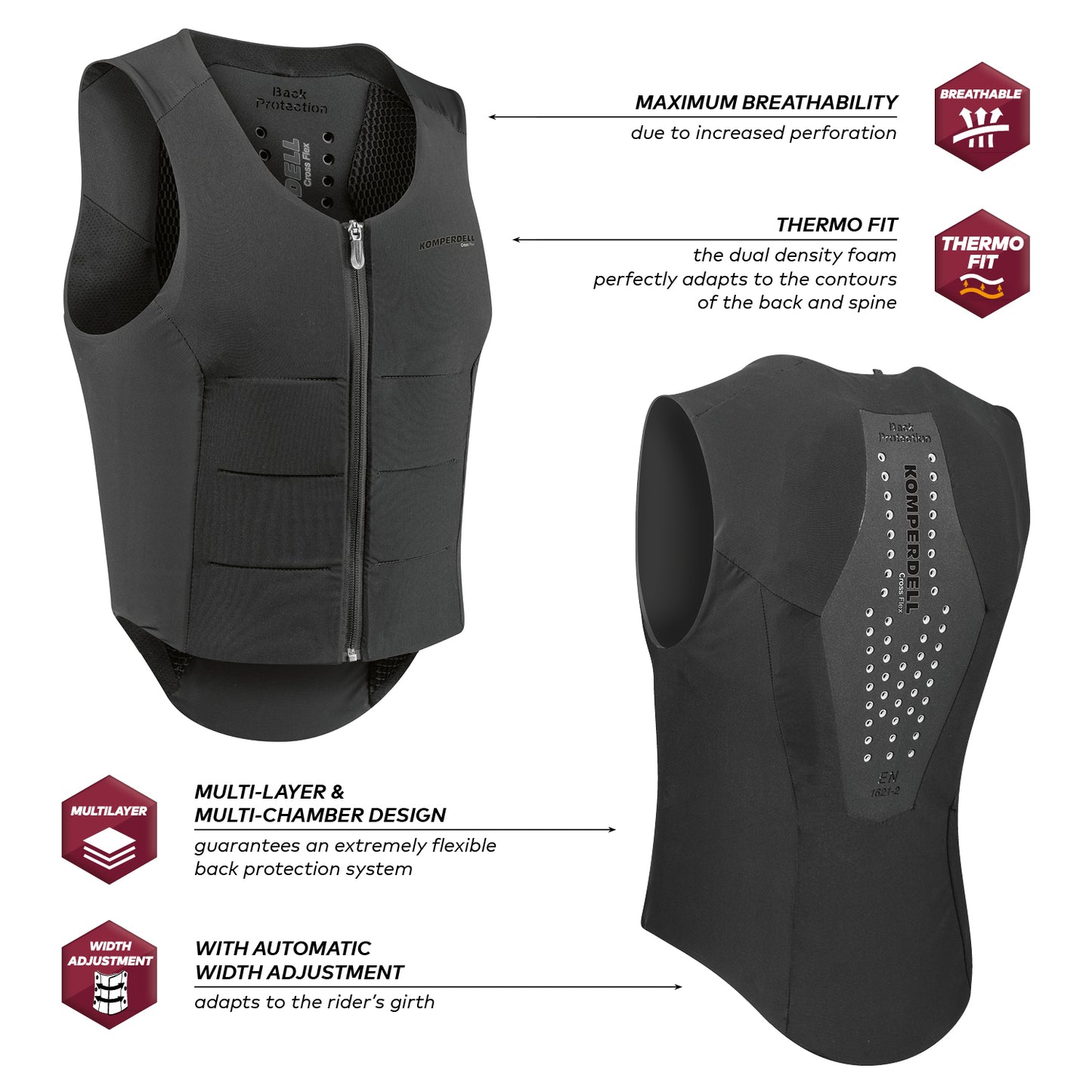 Komperdell KD Ballistic Flex Fit Regular Body