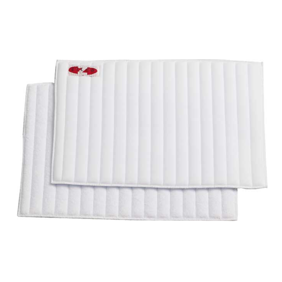 Leg Wraps Towelling Quilt White